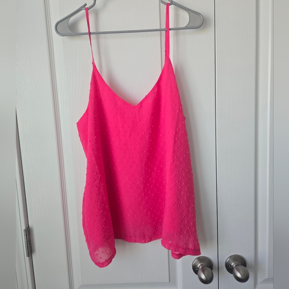Zenana Swiss Dot Tank Nwot